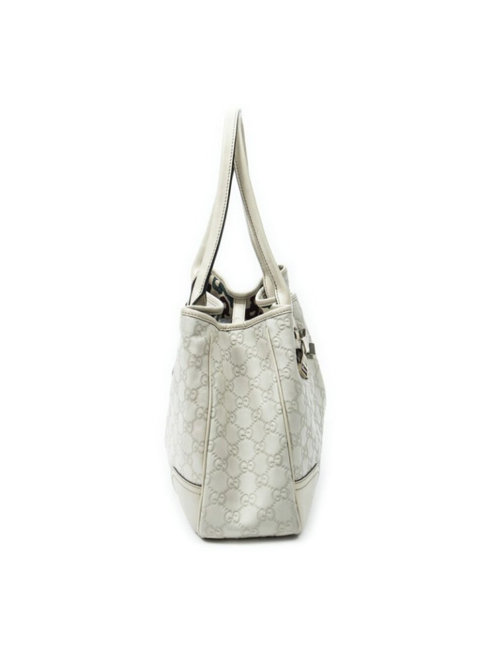 Gucci Princi Tote Ivory Guccissima - Picture 4 of 10